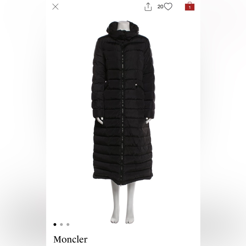 Moncler Long Down Coat - Size 4